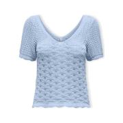 Blouse Only Top Becca Life S/S - Cashmere blue