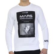 Sweater Nasa MARS03S-WHITE