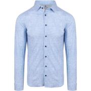Overhemd Lange Mouw Desoto Overhemd Optics Lichtblauw