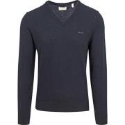 Sweater Gant Trui Lamswol Navy Melange