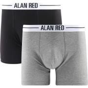 Boxers Alan Red Boxer Grijs Zwart 2-Pack