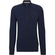 Sweater BOSS Ebrando-P Half Zip Trui Navy