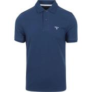 T-shirt Barbour Poloshirt Kobaltblauw