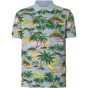 Polo Shirt Korte Mouw Gant Poloshirt met Hawaï-print