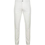 Broek Suitable Chino Pico Linnen Ecru