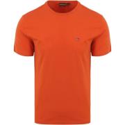 T-shirt Napapijri Salis T-shirt Oranje
