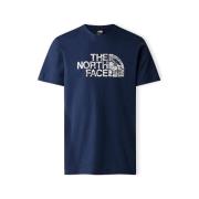 T-shirt The North Face Woodcut Dome T-Shirt - Summit Navy