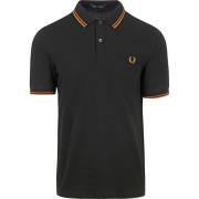 T-shirt Fred Perry Polo M3600 Zwart V30
