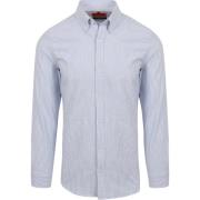 Overhemd Lange Mouw Suitable Overhemd Oxford Strepen Lichtblauw