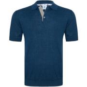 T-shirt R2 Amsterdam Knitted Polo Navy