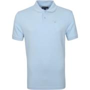T-shirt Barbour Basic Pique Polo Lichtblauw
