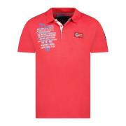 Polo Shirt Korte Mouw Geographical Norway SY1309HGN-Red