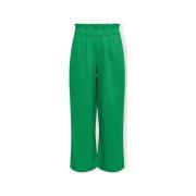 Broek Only Solvi-Caro Linen Trousers - Green Bee