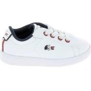 Sneakers Lacoste Carnaby Evo BB Blanc Bleu Rouge