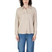 Overhemd Only ONLCARO L/S OVS LINEN BL SHIRT CC PNT 15278795