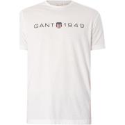 T-shirt Korte Mouw Gant Grafisch T-shirt met print