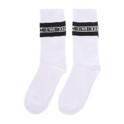 Sokken Bikkembergs BK022-WHITE-BLACK