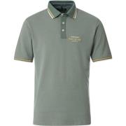 T-shirt Casa Moda Poloshirt Logo Groen