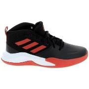 Lage Sneakers adidas Ownthegame K Noir Rouge Blanc