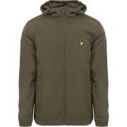 Trainingsjack Lyle And Scott Lyle Scott Jas Zip Through Olijfgroen