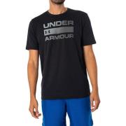 T-shirt Korte Mouw Under Armour T-shirt met teamuitgave en woordmerk