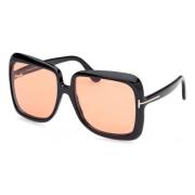 Zonnebril Tom Ford Occhiali da Sole Lorelai FT1156/S 01E Fotocromatici