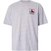 T-shirt Korte Mouw Edwin Zonsondergang op Mount Fuji T-shirt