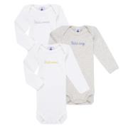 Pyjama's / nachthemden Petit Bateau BODY US ML MESSAGES PACK X3