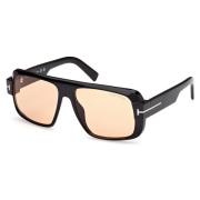 Zonnebril Tom Ford Occhiali da Sole Turner FT1101/S 01E Fotocromatici