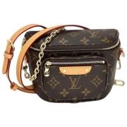 Handtas Louis Vuitton Mini Monogram Heuptas met Gouden Hardware