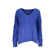 Sweater Desigual Trui met V-hals en contrasterende details