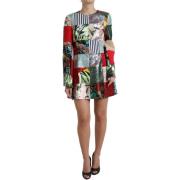 Jurk D&amp;G Floral Patchwork Shift Mini Jurk