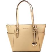 Boodschappentas MICHAEL Michael Kors Grote lederen draagtas met rits a...