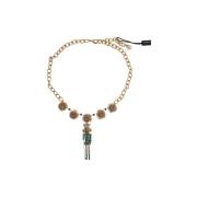 Ketting D&amp;G Handbeschilderde Crystal Floral ketting