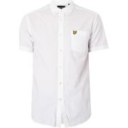 Polo Shirt Korte Mouw Lyle &amp; Scott Lichtgewicht Slub Oxford-Overhe...