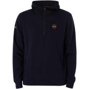 Sweater Napapijri Badge 1/4 Rits Hoodie