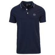 T-shirt EAX Classic Fit Poloshirt voor Heren Navy