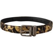 Riem D&amp;G Jacquard lederen riem met logo