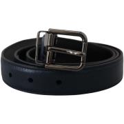 Riem D&amp;G Blauwe leren riem voor heren