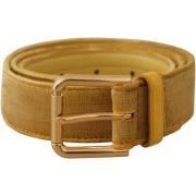 Riem D&amp;G Fluwelen riem gouden gesp model