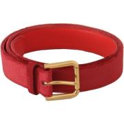 Riem D&amp;G rode fluwelen riem voor dames