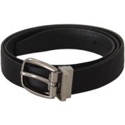 Riem D&amp;G zwarte leren riem voor heren