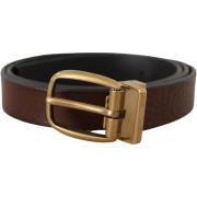 Riem D&amp;G Leren riem klassieke gesp