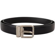 Riem D&amp;G zwarte leren riem voor heren