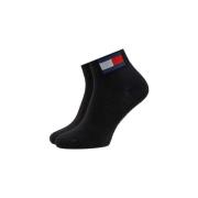 Sokken Tommy Hilfiger Quarter Two Pack Flag Socks Black