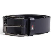 Riem Tommy Hilfiger Blauwe effen leren riem met gespsluiting