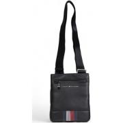 Tas Tommy Hilfiger zwarte leren crossbodytas voor heren