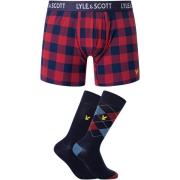 Boxers Lyle &amp; Scott Humphrey 2-pack sokken en zwembroeken