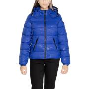 Trainingsjack Desigual Womens Printed Puffer Jacket Blauw