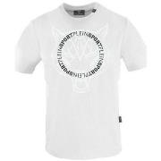 T-shirt Korte Mouw Philipp Plein Sport Katoenen T-shirt met print aan ...